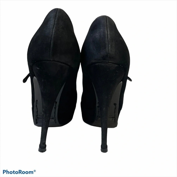 Dolce & Gabbana Suede Platform Mary Jane Heels - Picture 10 of 11